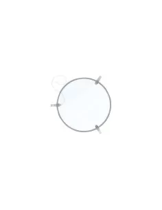 A0120//al-48 lame en verre 48 clips en aluminium